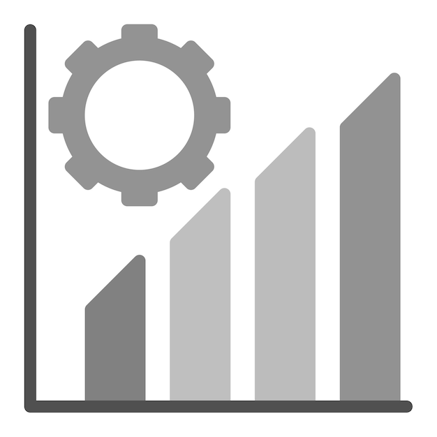 Imagen vectorial de icono de Productividad Aumentada Se puede usar para Cyberpunk