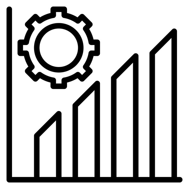 Imagen vectorial de icono de Productividad Aumentada Se puede usar para Cyberpunk
