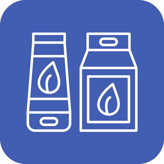 Imagen vectorial de icono de producto natural Puede utilizarse para productos ecológicos
