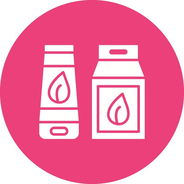 Imagen vectorial de icono de producto natural Puede utilizarse para productos ecológicos