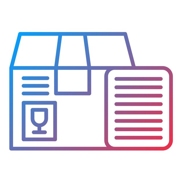 Imagen vectorial del icono del producto Se puede utilizar para la redacción