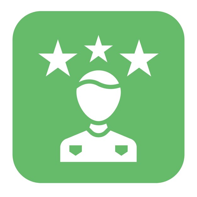 Imagen vectorial de icono de profesionalismo Se puede utilizar para el liderazgo