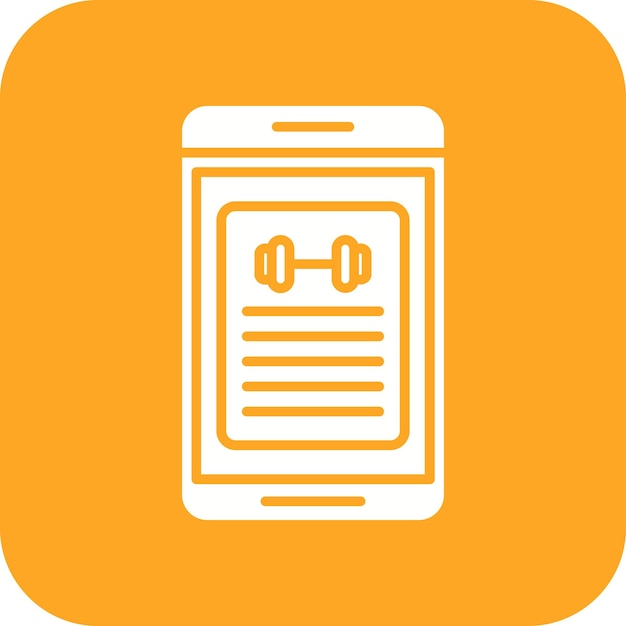Imagen vectorial del ícono de progreso del entrenamiento Se puede usar para la aplicación de entrenamiento