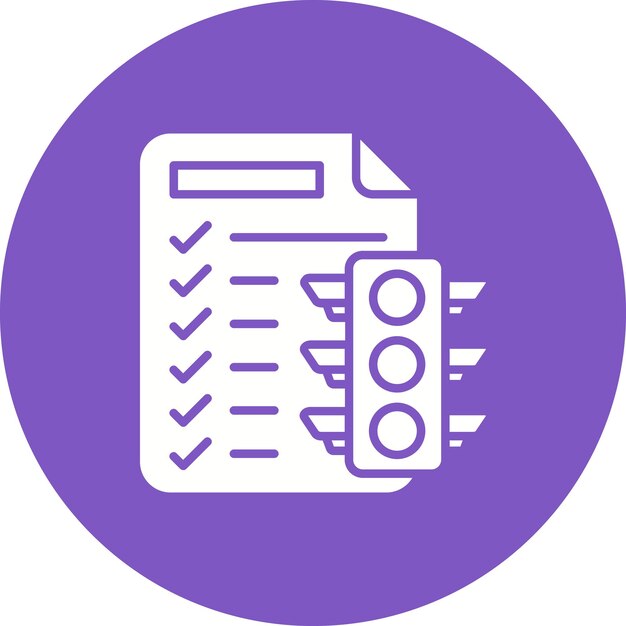 Imagen vectorial del ícono de progreso del proyecto Se puede utilizar para la gestión del proyecto