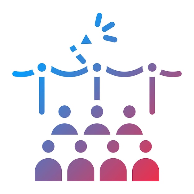 Imagen vectorial del icono de promoción del evento Se puede utilizar para eventos de premios