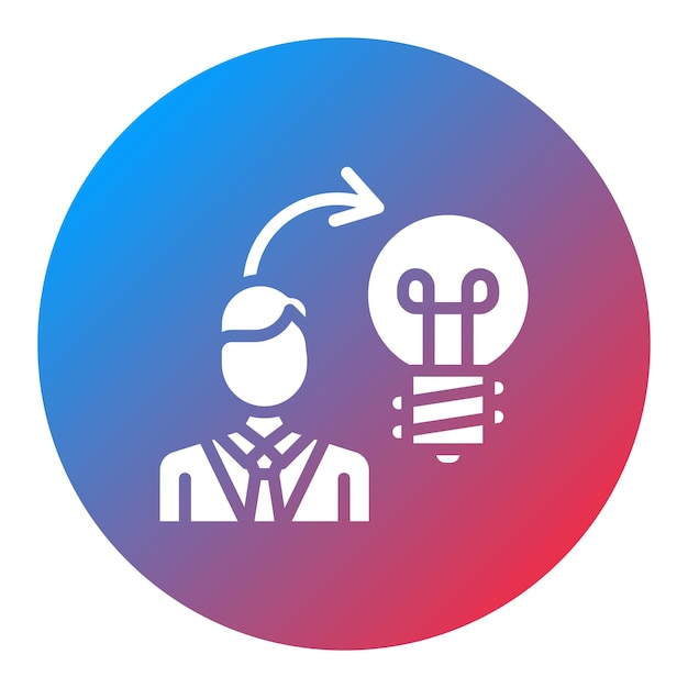 Imagen vectorial de icono de propiedad intelectual Puede utilizarse para crowdfunding