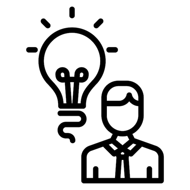 Imagen vectorial de icono de propiedad intelectual Puede utilizarse para la encuesta