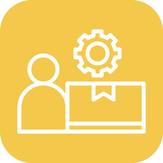 Imagen vectorial del icono de propiedad del producto Se puede utilizar para la gestión del producto