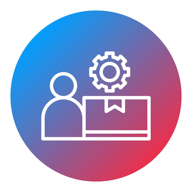 Imagen vectorial del icono de propiedad del producto Se puede utilizar para la gestión del producto