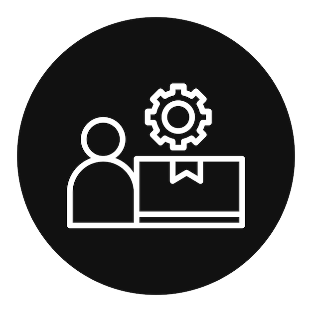 Imagen vectorial del icono de propiedad del producto Se puede utilizar para la gestión del producto