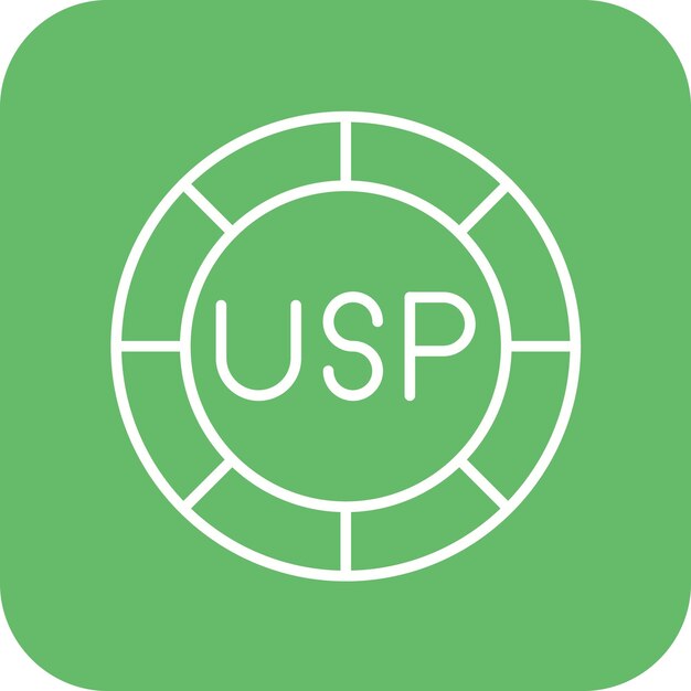 Imagen vectorial de icono de propuesta de venta única Se puede utilizar para la redacción