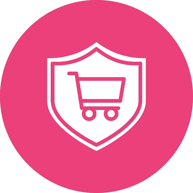 Imagen vectorial del icono de protección del comprador Se puede utilizar para el pago seguro