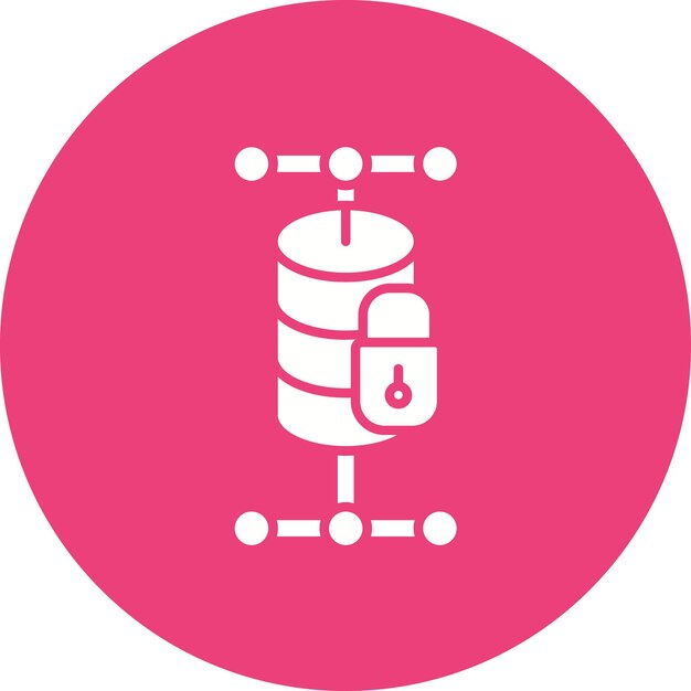 Imagen vectorial del icono de protección de datos Puede utilizarse para el RGPD