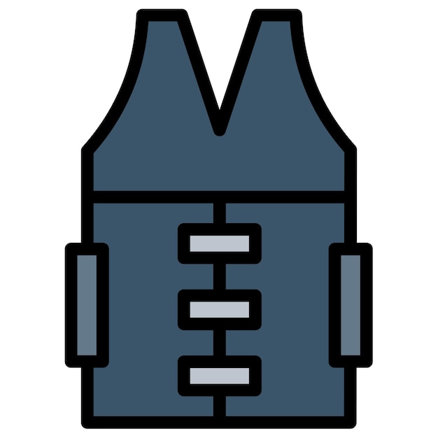 Imagen vectorial de icono de protección de desgaste Se puede utilizar para el diseño de juegos