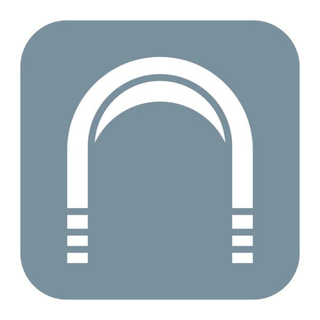 Imagen vectorial del icono del protector bucal Se puede usar para el rugby