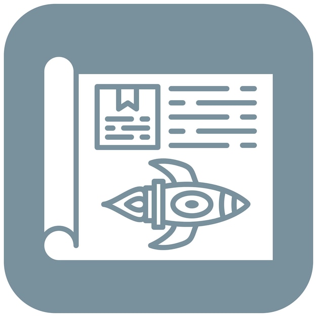 Imagen vectorial de icono de prototipo Puede utilizarse para el arranque
