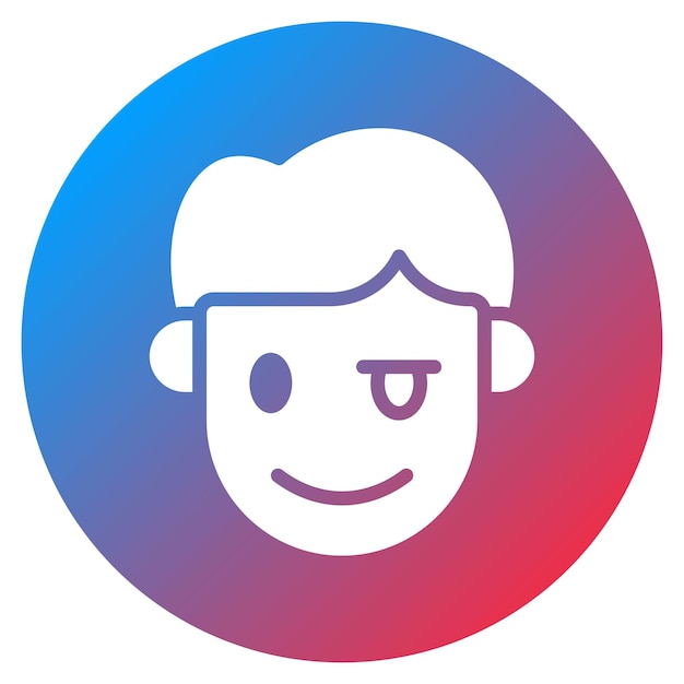 La imagen vectorial del icono Proud se puede usar para las emociones humanas