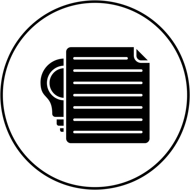 Imagen vectorial del icono del proyecto Se puede utilizar para la creatividad