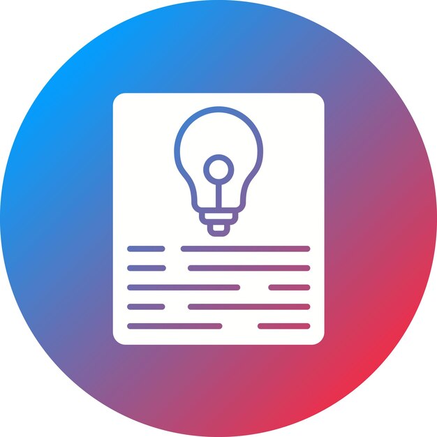 Imagen vectorial de icono de proyecto Se puede utilizar para la gestión de proyectos