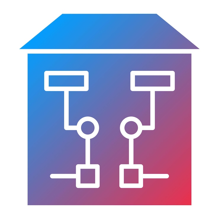 Vector imagen vectorial del icono del proyecto se puede utilizar para mejoras para el hogar