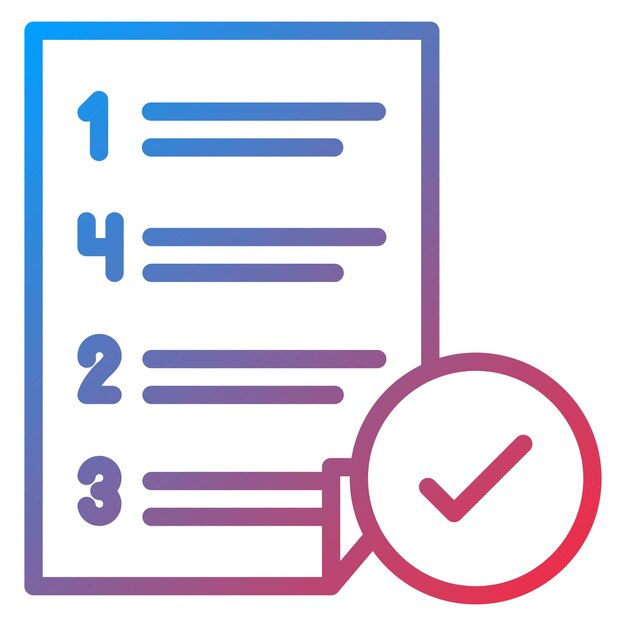 Imagen vectorial de icono de prueba de aceptación Se puede utilizar para pruebas de software