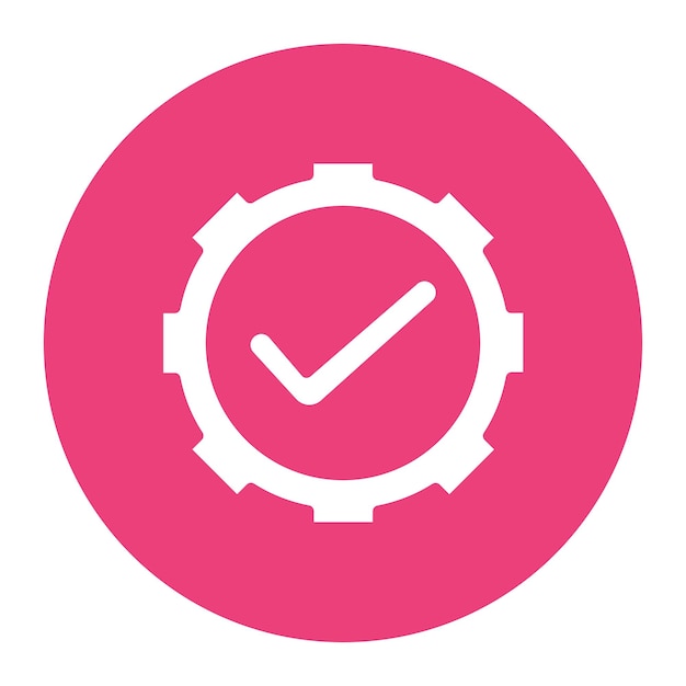 Imagen vectorial de icono de prueba automatizada Puede utilizarse para la garantía de calidad