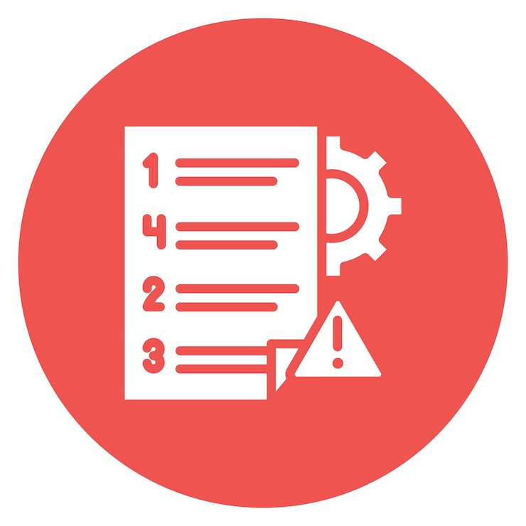 Vector imagen vectorial de icono de prueba basada en el riesgo se puede utilizar para pruebas de software