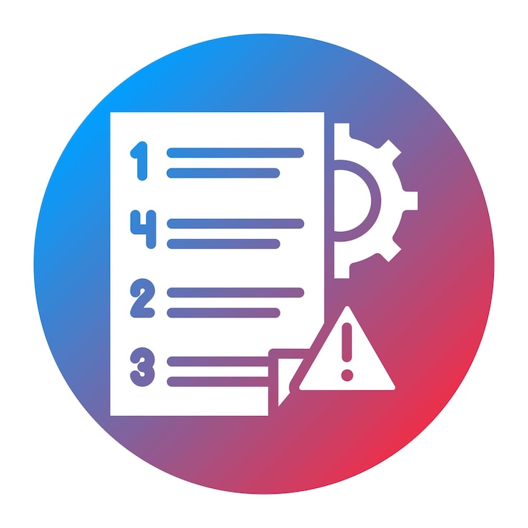 Vector imagen vectorial de icono de prueba basada en el riesgo se puede utilizar para pruebas de software
