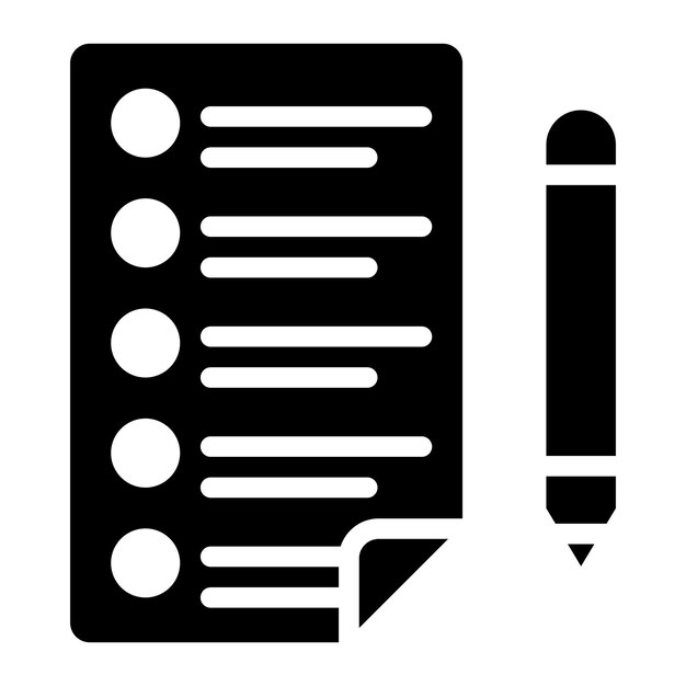 Imagen vectorial de icono de prueba de datos Se puede utilizar para pruebas de software
