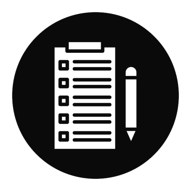 Imagen vectorial del icono de prueba de datos Puede utilizarse para la garantía de calidad