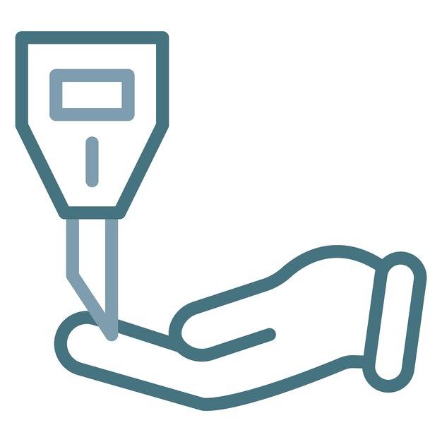 Imagen vectorial de icono de prueba de diabetes Se puede utilizar para hospitales psiquiátricos