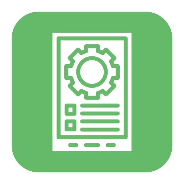 Imagen vectorial de icono de prueba manual Puede utilizarse para la garantía de calidad