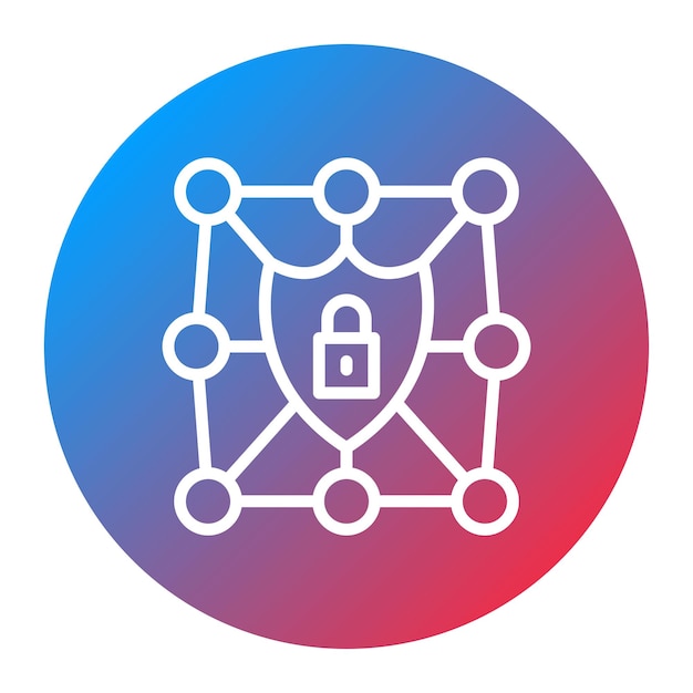 Imagen vectorial de icono de prueba de seguridad Se puede utilizar para pruebas de software