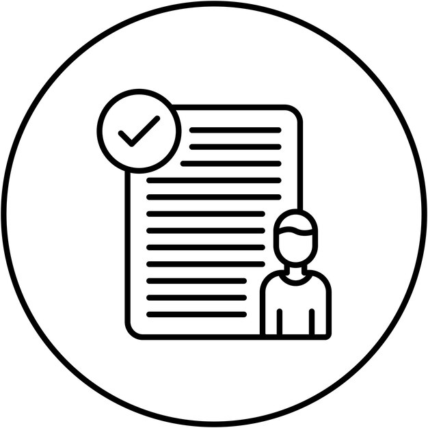 Imagen vectorial de icono de prueba de usuario basada en tareas Se puede usar para UX e UI