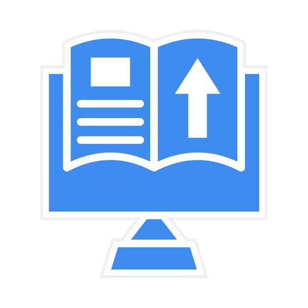 Imagen vectorial de icono de publicación Se puede utilizar para Literatura