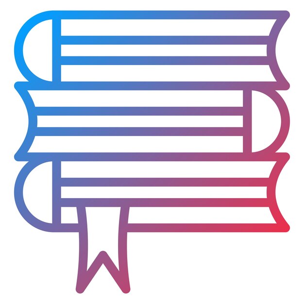 Imagen vectorial del icono de las publicaciones Puede utilizarse para el currículum vitae