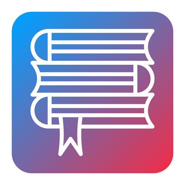 Imagen vectorial del icono de las publicaciones Puede utilizarse para el currículum vitae