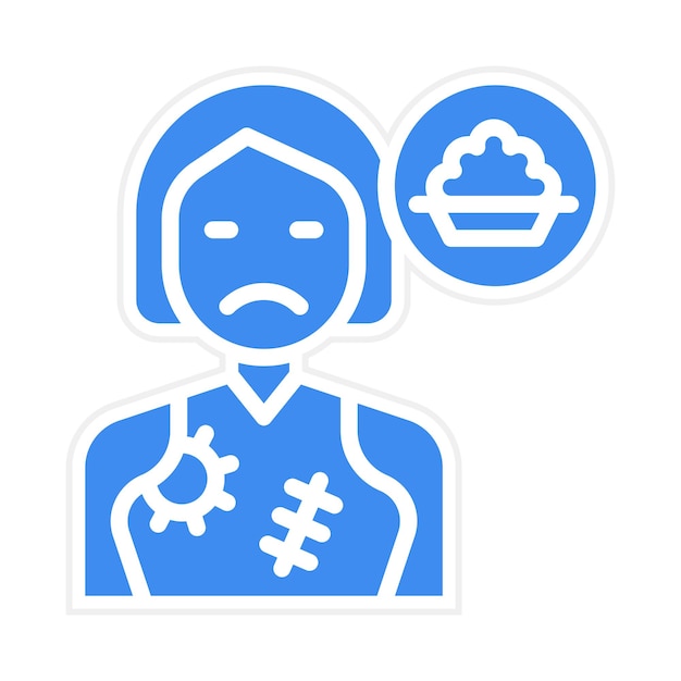 Imagen vectorial de icono Se puede usar para hambre sin hogar
