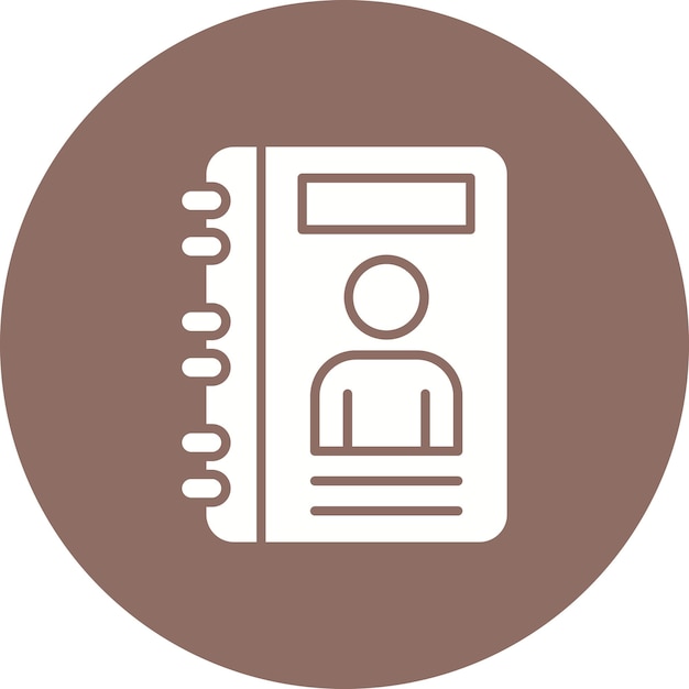 La imagen vectorial del icono se puede utilizar para la biblioteca del diario