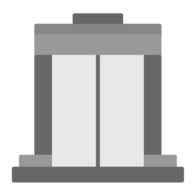 Imagen vectorial del icono de la puerta de embarque Puede utilizarse para la inmigración