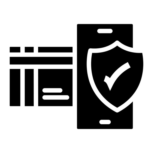 Imagen vectorial de icono de puerta de entrada segura Puede utilizarse para la seguridad de la información