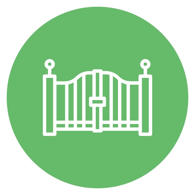 Imagen vectorial del icono de la puerta Se puede utilizar para el hogar de ancianos