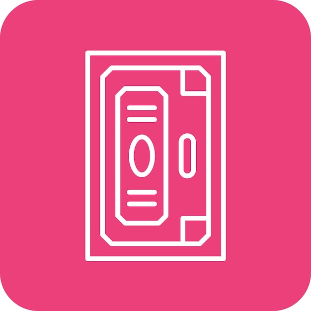 Imagen vectorial del icono de la puerta Se puede utilizar para mejoras en el hogar