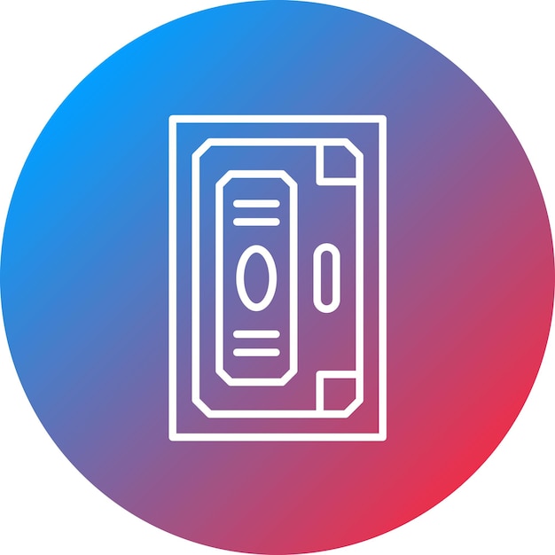 Imagen vectorial del icono de la puerta Se puede utilizar para mejoras en el hogar