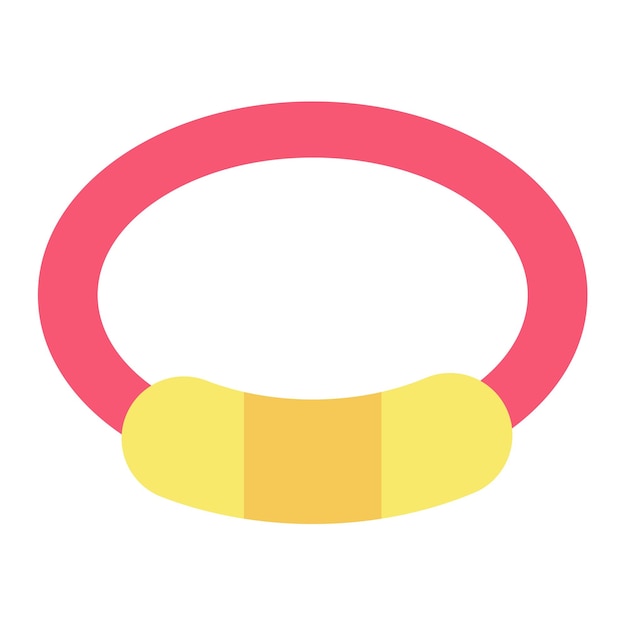 Imagen vectorial del icono de la pulsera de la amistad Se puede usar para la amistad