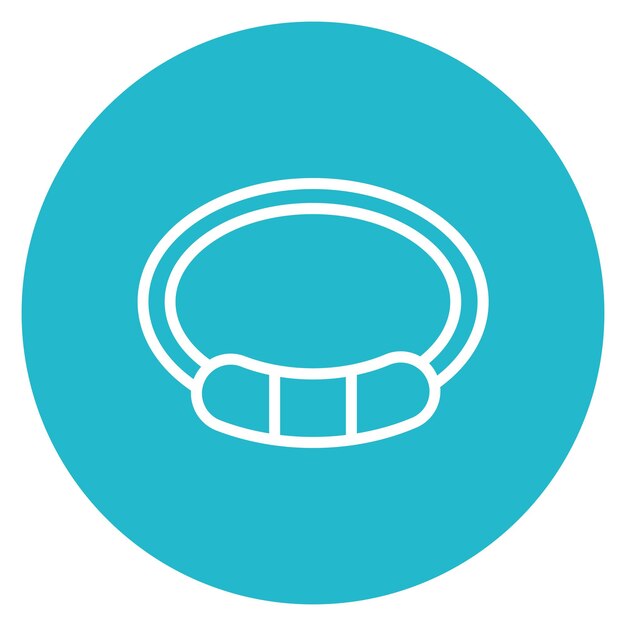 Imagen vectorial del icono de la pulsera de la amistad Se puede usar para la amistad