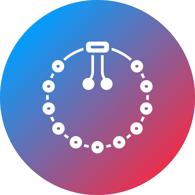 Imagen vectorial del icono de la pulsera Se puede usar para la moda