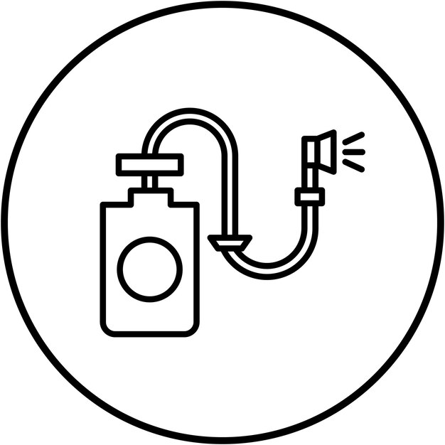 Imagen vectorial del icono del pulverizador Se puede utilizar para la agricultura