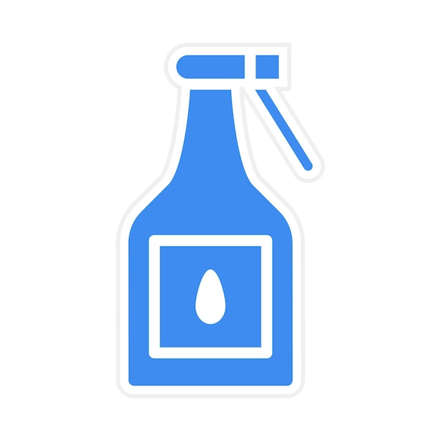 Imagen vectorial del icono del pulverizador Se puede utilizar para la lavandería