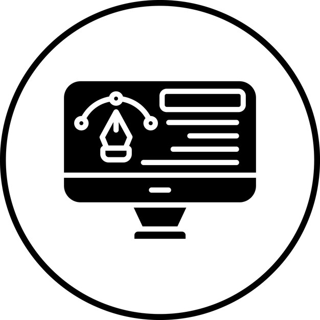 Imagen vectorial del icono del punto de anclaje Se puede utilizar para el diseño